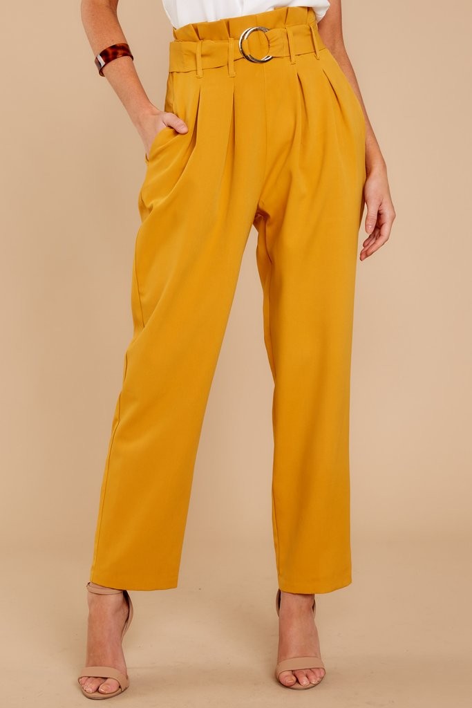 Golden Mind Goldenrod Pants | Red Dress 