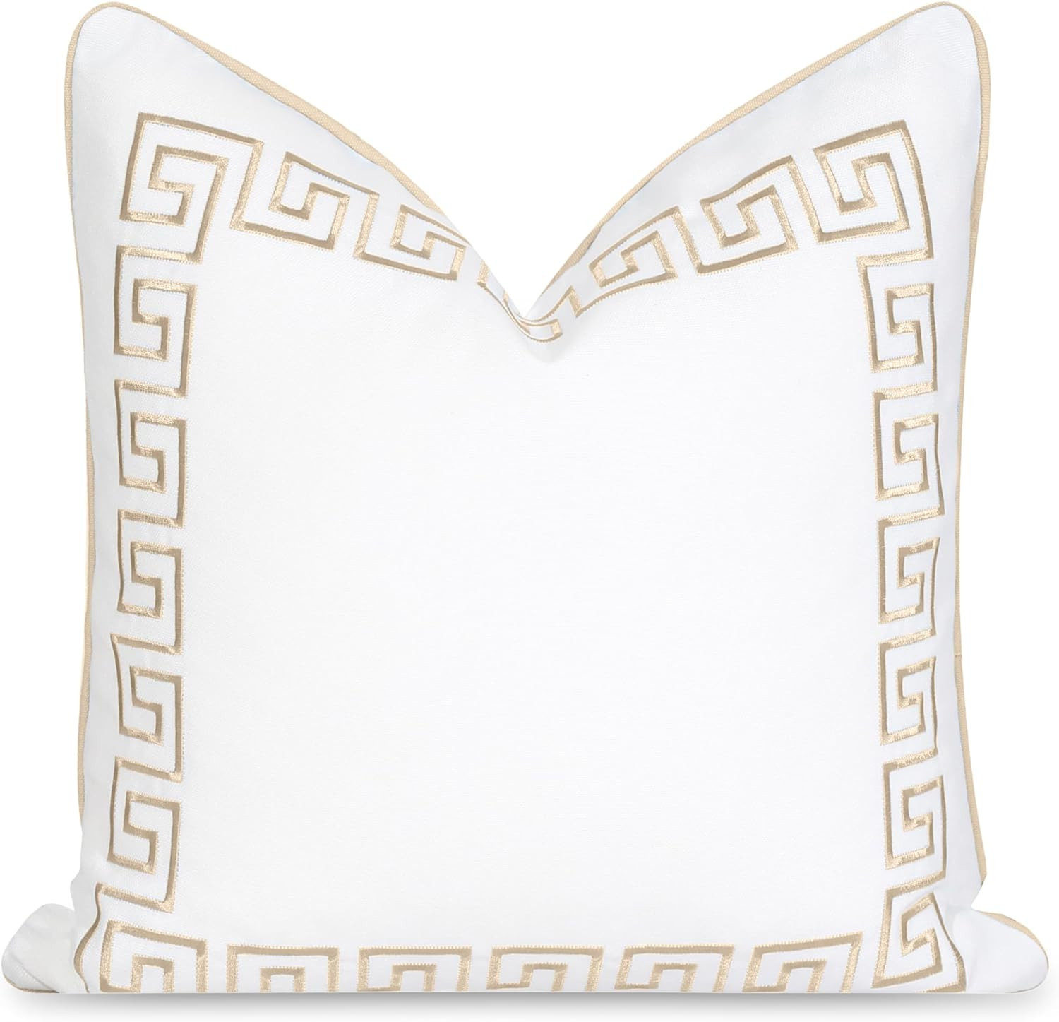 Hofdeco Premium Coastal Patio Indoor Outdoor Throw Pillow Cover Only, 20"x20" Water Repellent for... | Amazon (US)