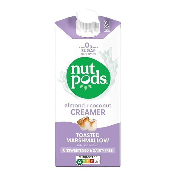 NUTPODS Toasted Marshmallow Unsweetened Dairy Free Creamer, 11.2 FZ | Amazon (US)