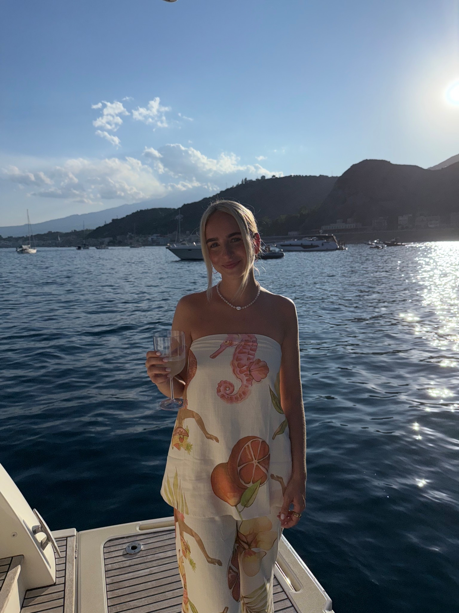 Set 🐚 what I wore when Matty proposed 🫶🏼 ps I had no idea there would not be a steamer provided where we were going so the top was creased! Top im wearing is xs and trousers are s  

#LTKdatenight #LTKuk #LTKsummer