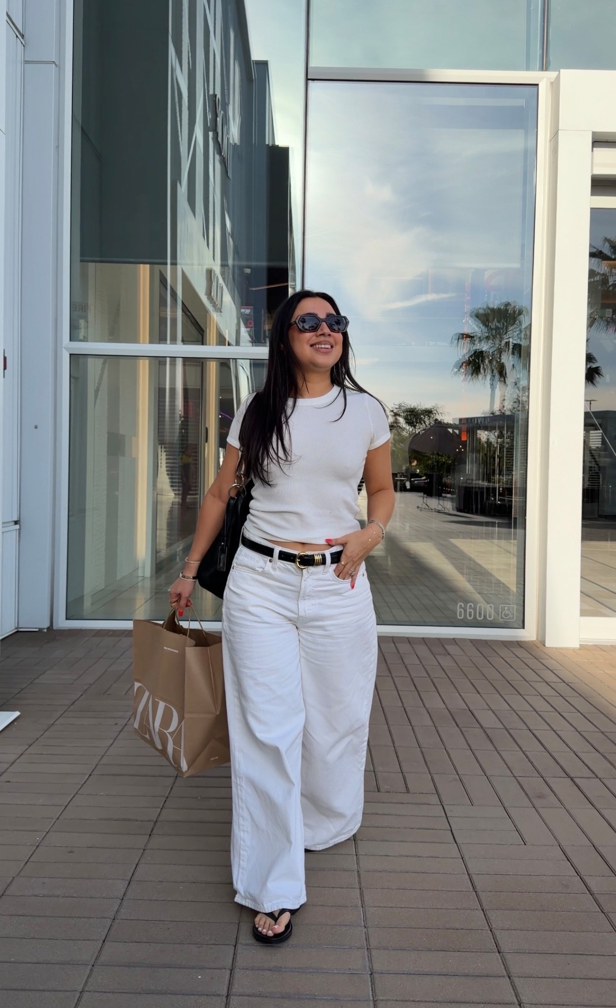 All white outfit 