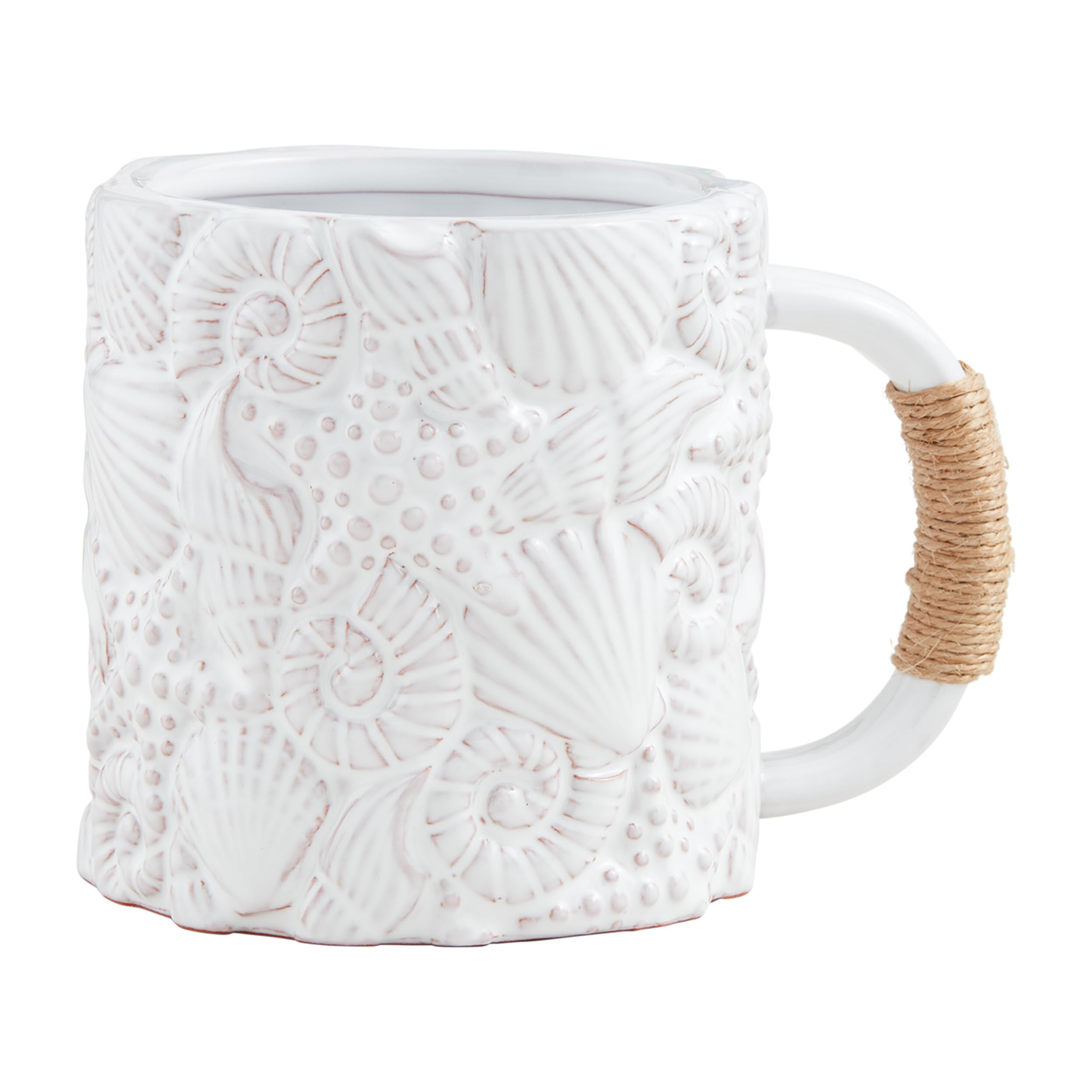 Mud Pie Fan Shells Sea Textured Mug; 150Z | Amazon (US)