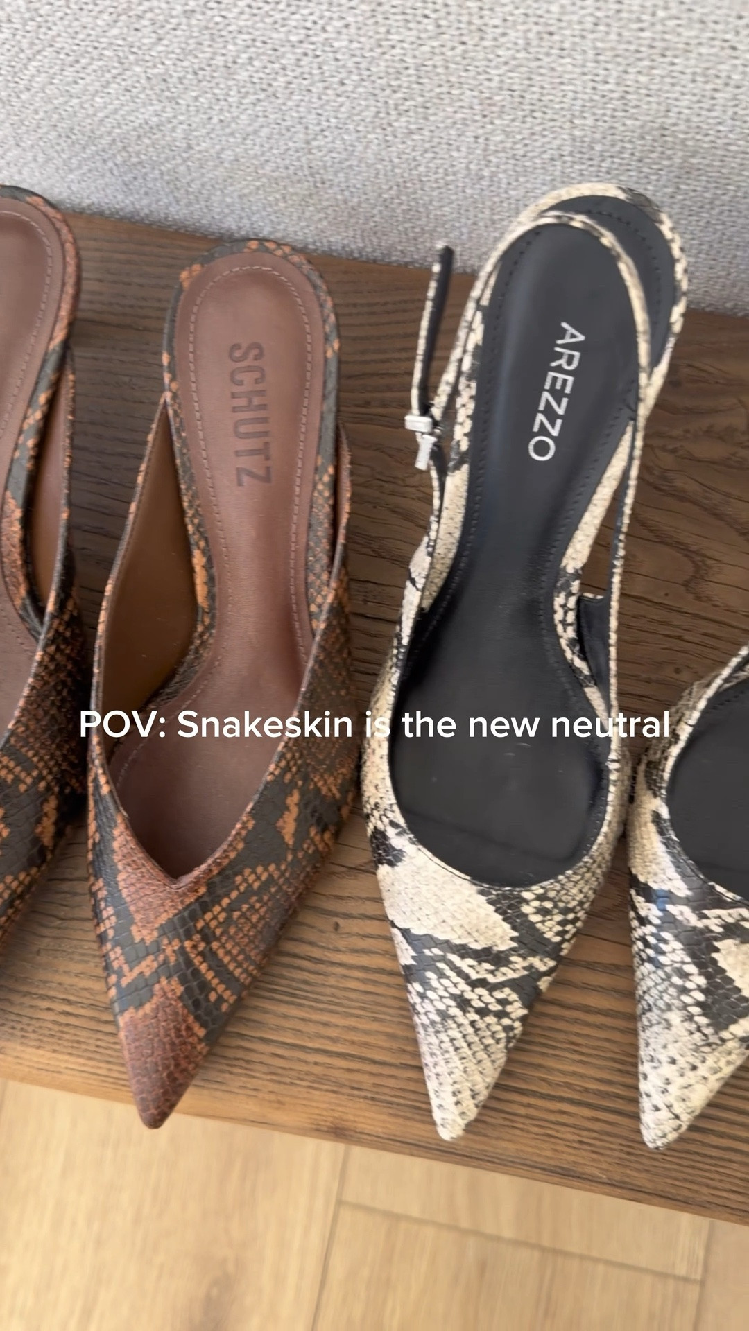 Fall shoes, but make them snakeskin 🐍🤎 From kitten heels and mules to flats and heels—this print is having a moment.

#LTKootd #LTKU #LTKSeasonal