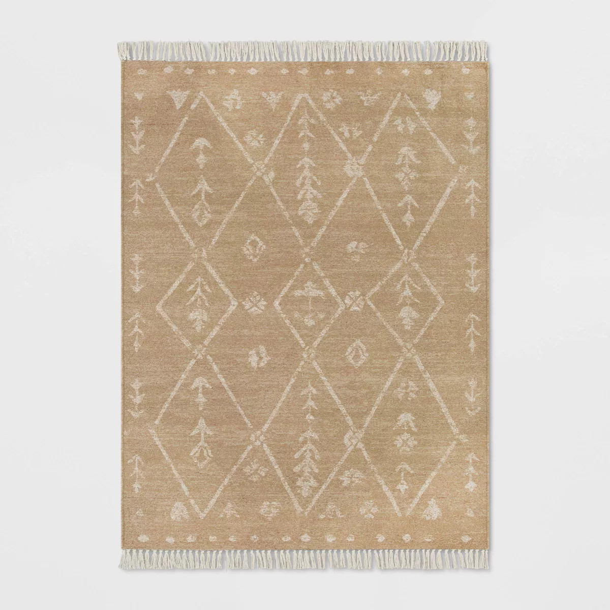 7'x10' Tapestry Rectangular Woven Outdoor Area Rug Multicolor Neutrals - Threshold™ | Target
