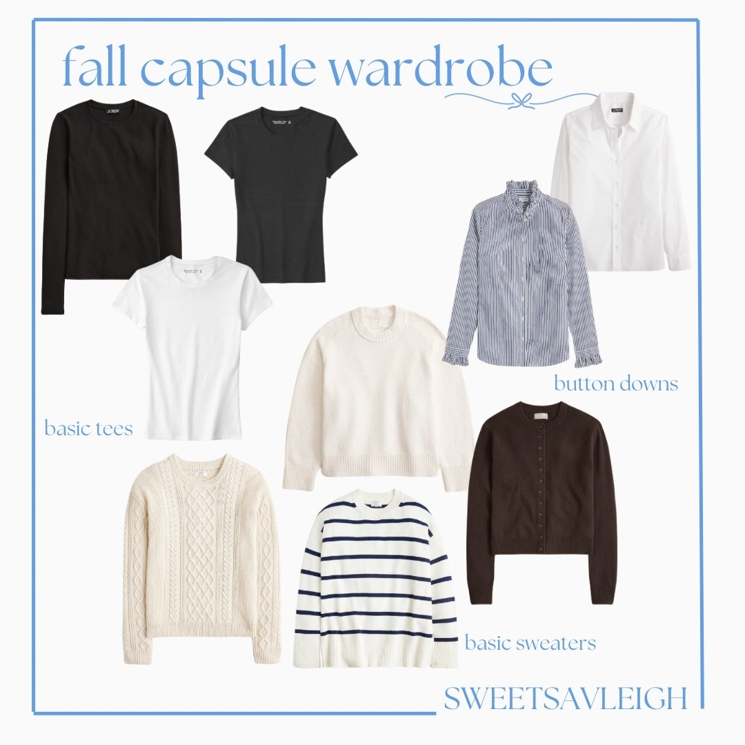 Fall capsule wardrobe must haves! Tops edition 

#LTKWorkwear #LTKStyleTip #LTKSeasonal