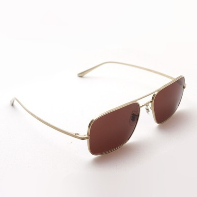 Oliver Peoples The Row Victory LA Square Gold Titanium Sunglasses OV1246ST Japan | eBay US