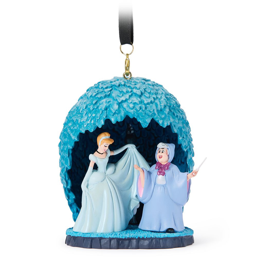 Cinderella and Fairy Godmother Sketchbook Ornament | Disney Store