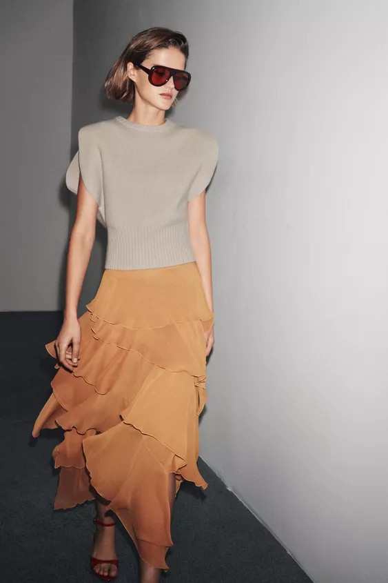 WOOL KNIT VEST | Zara UK