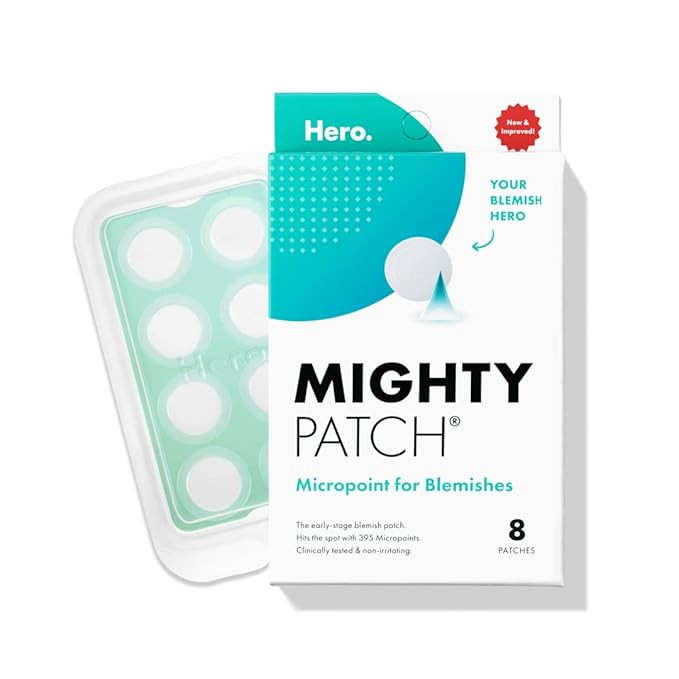 Mighty Patch Micropoint for Blemishes from Hero Cosmetics - Hydrocolloid Acne Spot Treatment Patc... | Amazon (US)