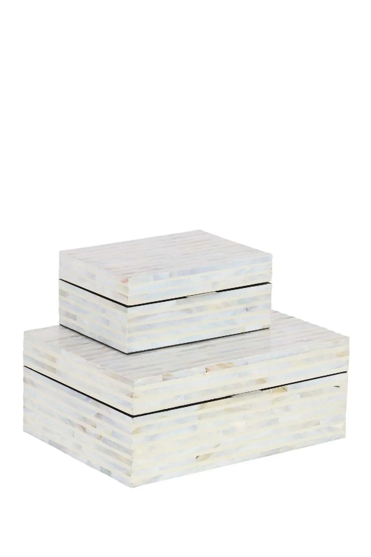 Willow Row | White Coastal Box - Set of 2 | Nordstrom Rack | Nordstrom Rack