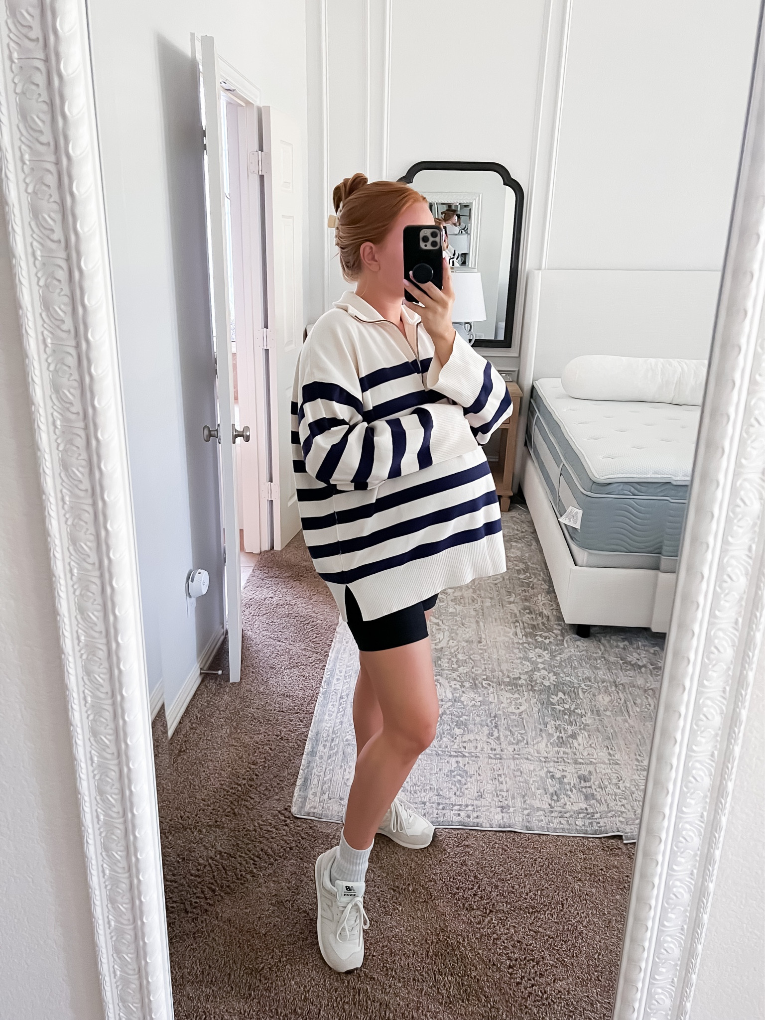 Todays work from home look👟 keeping it casual in this free people pull over! I got a small in it and it’s very oversized! It’s giving princess diana vibes!

#LTKfitness #LTKSeasonal #LTKtravel