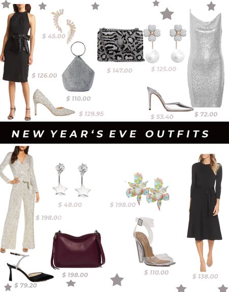 Silver sequin dress NYE oufits New Year’s Eve outfit style jumpsuit 

#LTKunder100 #LTKSeasonal #LTKHoliday