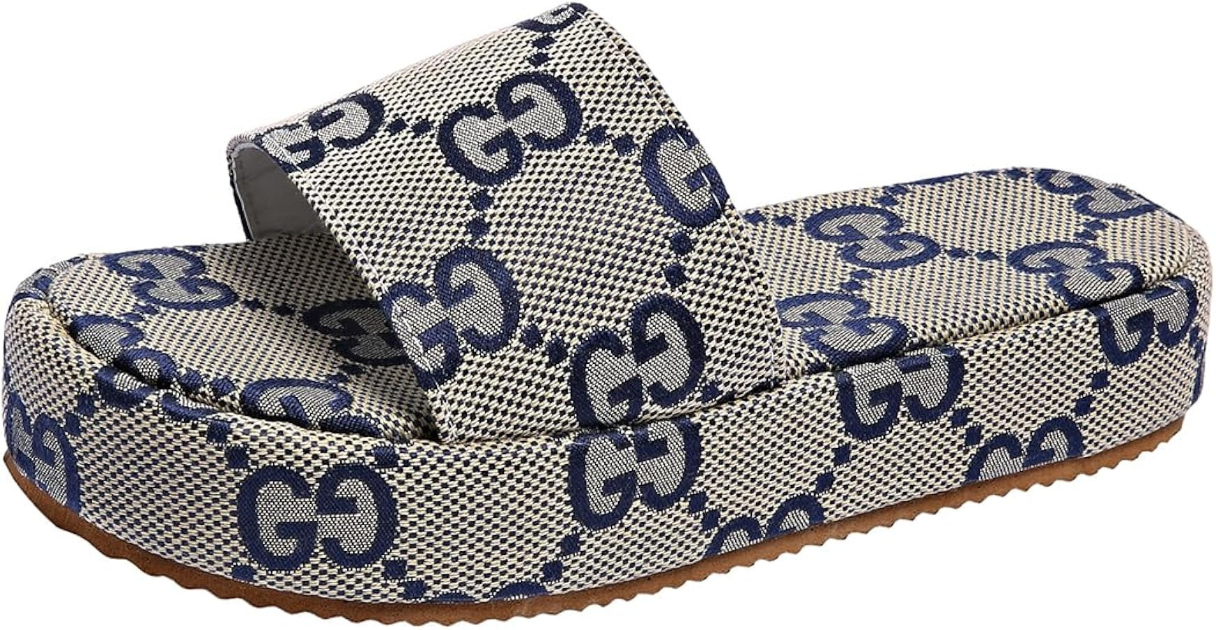 Women's Platform Sandals Fashion Open Toe Slides Comfortable and Non-Slip Slide Boho Sandals | Amazon (US)