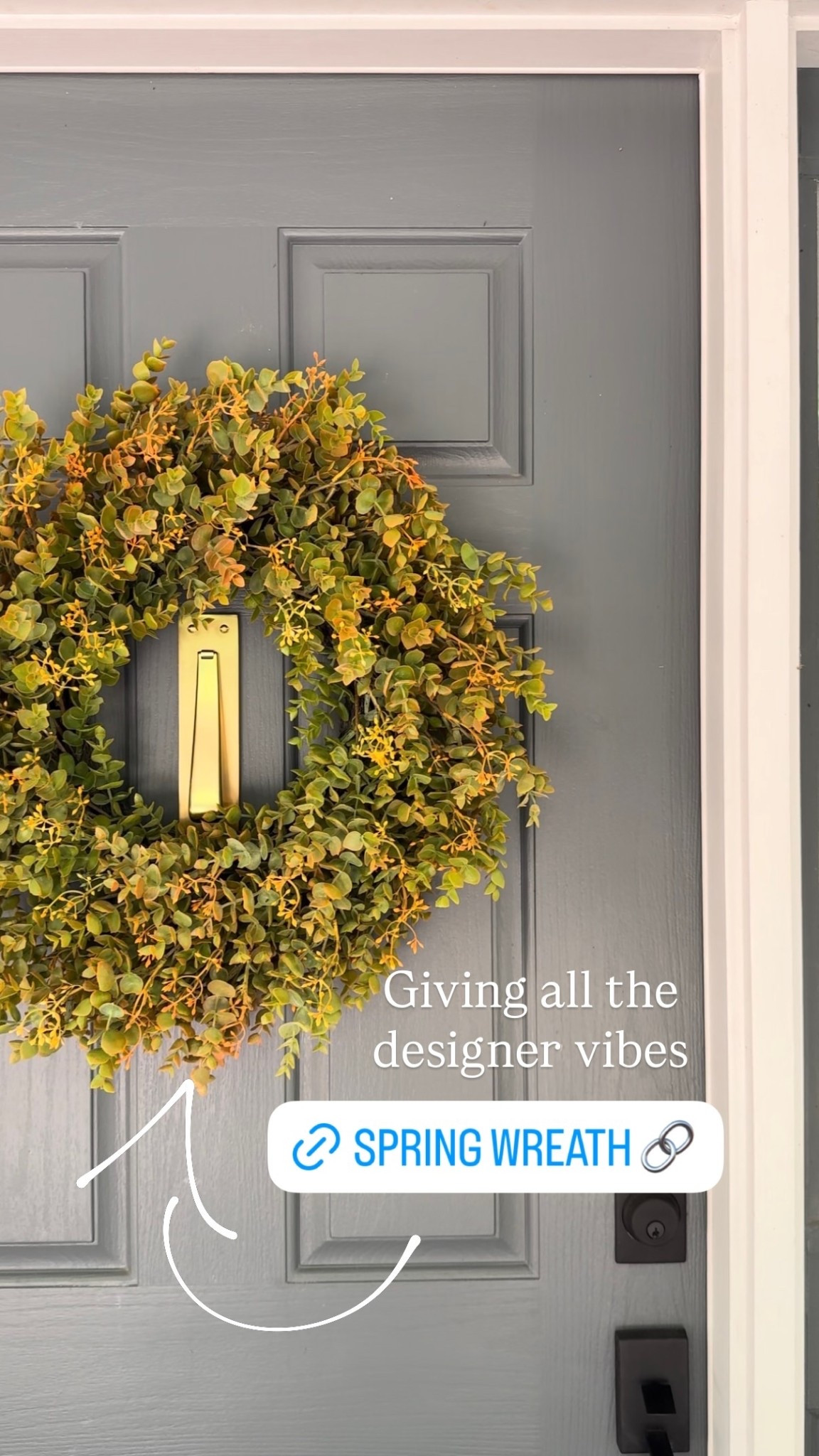 Giving all the designer vibes. Love how versatile this wreath is throughout the whole year  

#LTKspring #LTKSpringSale #LTKHome