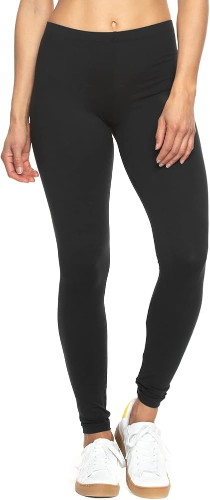 Felina Velvety Soft Leggings for Women - Style 2801, Lightweight Yoga Pants, 4-Way Stretch, Breat... | Amazon (US)