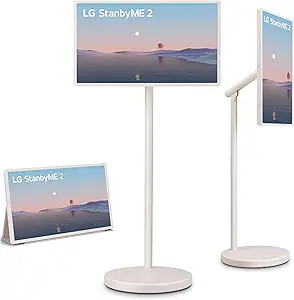 LG 27-Inch StanbyME 2 with Folio Cover, Portable Touch Screen TV, Dolby Vision, HDR10, Filmmaker ... | Amazon (US)