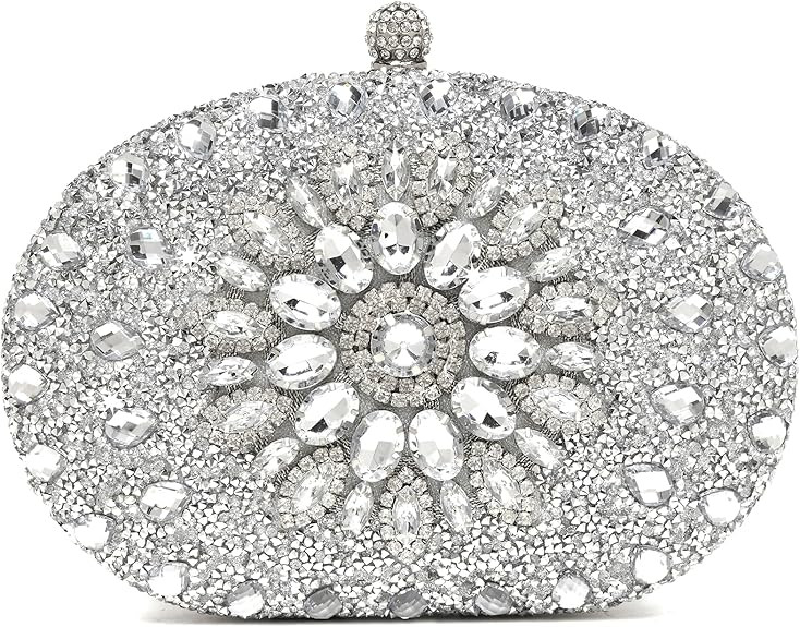 Women's Evening Bags Sparkly Rhinestone Clutch Purses Luxury Handbags | Sparkly, Rhinestone, Luxu... | Amazon (US)