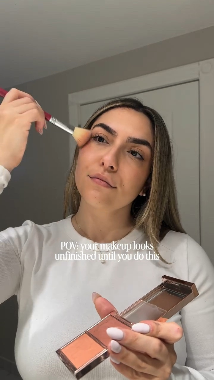 Forever a neutral blush girly - its the step that pulls everything together ✨ 

@patricktabeauty Major Headlines Double Take Cream & Powder Blush Duo in shade “Not Too Much” 🤍

#makeuproutine #everydaymakeuplook #blushgirl #makeupinspo #everydaymakeup

#LTKcanada #LTKbeauty