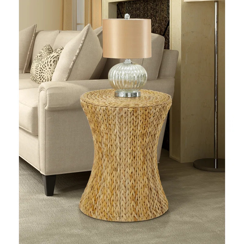 Northside 19'' Tall Drum End Table | Wayfair North America