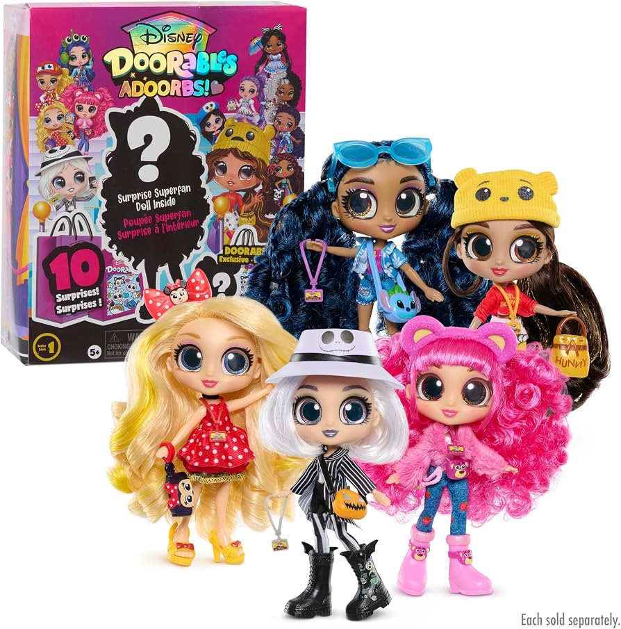Disney Doorables ADOORBS Dolls, Collectible Dolls, Kids Toys for Ages 5 Up by Just Play | Amazon (US)