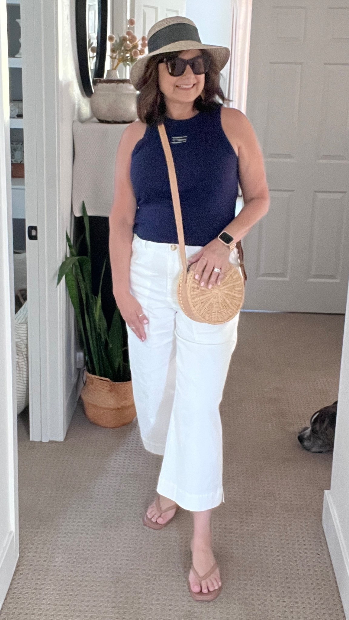 Summer Spring high waisted cotton cropped pants

#LTKSpringSale #LTKOver40 #LTKmomlife