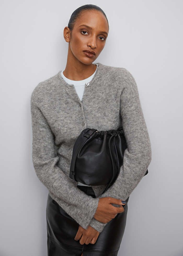 Knitted Cardigan - Grey Melange - Cardigans - & Other Stories US | & Other Stories US