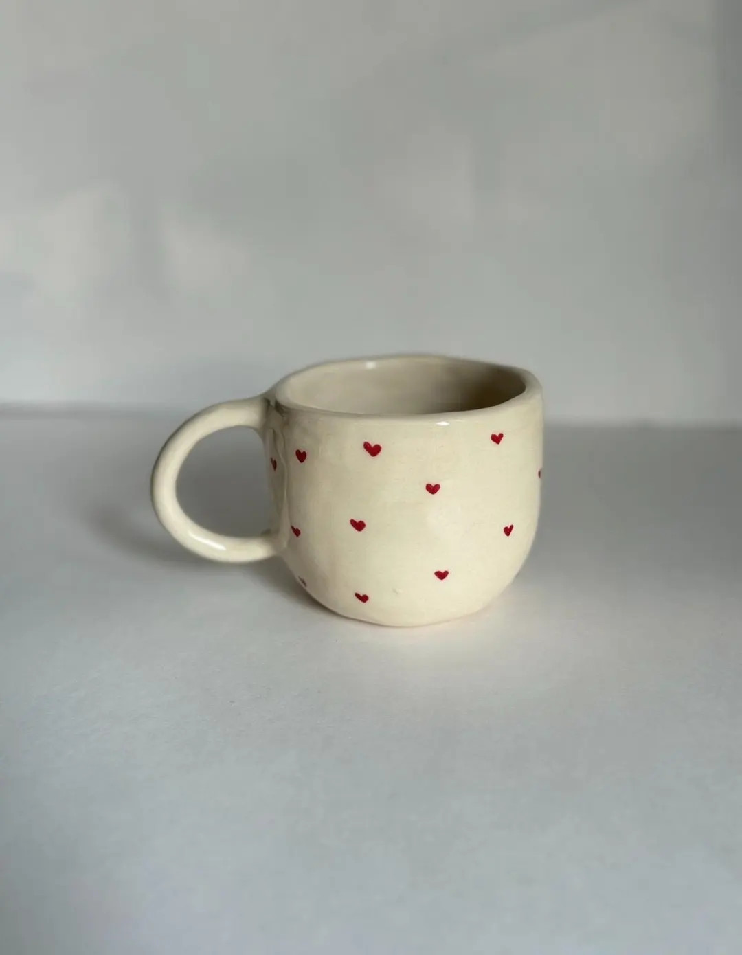 Handmade Ceramic Heart Mug, for coffee, hot chocolate, tea or any drink of choice - Cute Coffee M... | Etsy (US)