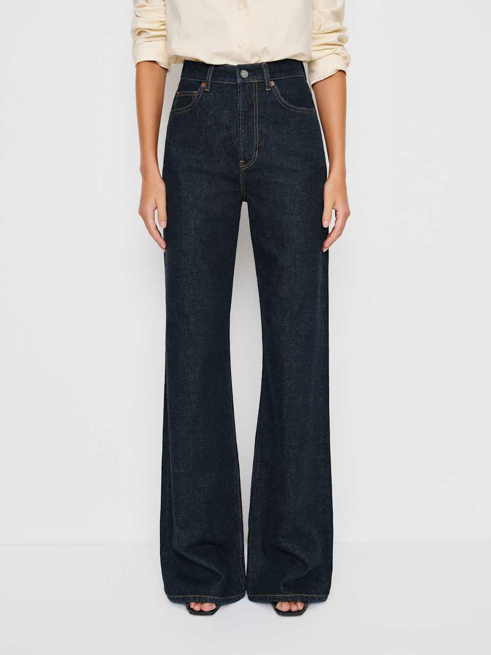 Cary High Rise Slouchy Wide Leg Jeans | Reformation (Global)