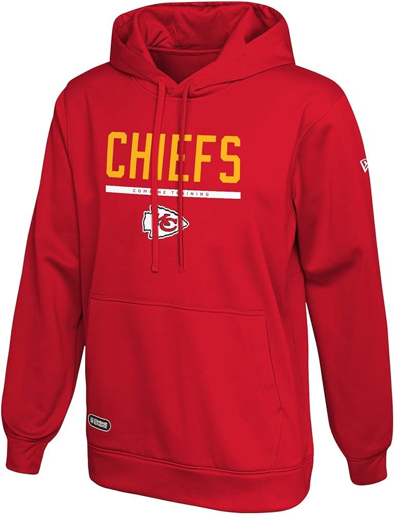 New Era NFL Men's Safety Performance Pullover Hooded Sweatshirt, Pro Football Fleece Hoodie | Amazon (US)