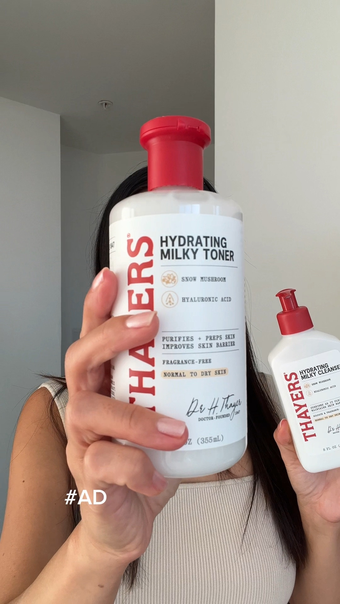 #ad Let me show you my latest skincare obsession for dry sensitive skin. I've been using a couple things from the @Thayers milky skincare line and love the Hydrating Milky Toner!

This is actually my first milky toner that I've tried and I'm now hooked. It has a very milky cushiony texture formulated with snow mushroom, hyaluronic acid to add hydration and barrier support to the skin. You can apply with your hands by patting it into the skin until it’s fully absorbed.

You can also apply it by soaking a cotton pad and swiping it across the face and neck. Love that it removes any residue left from your cleanser to make sure skin is fully clean but still hydrates.

Available at @Target and linked in my @shop.ltk profile! #liketkit

#ThayersPartner #targetstyle #target #TargetPartner

#LTKBeauty