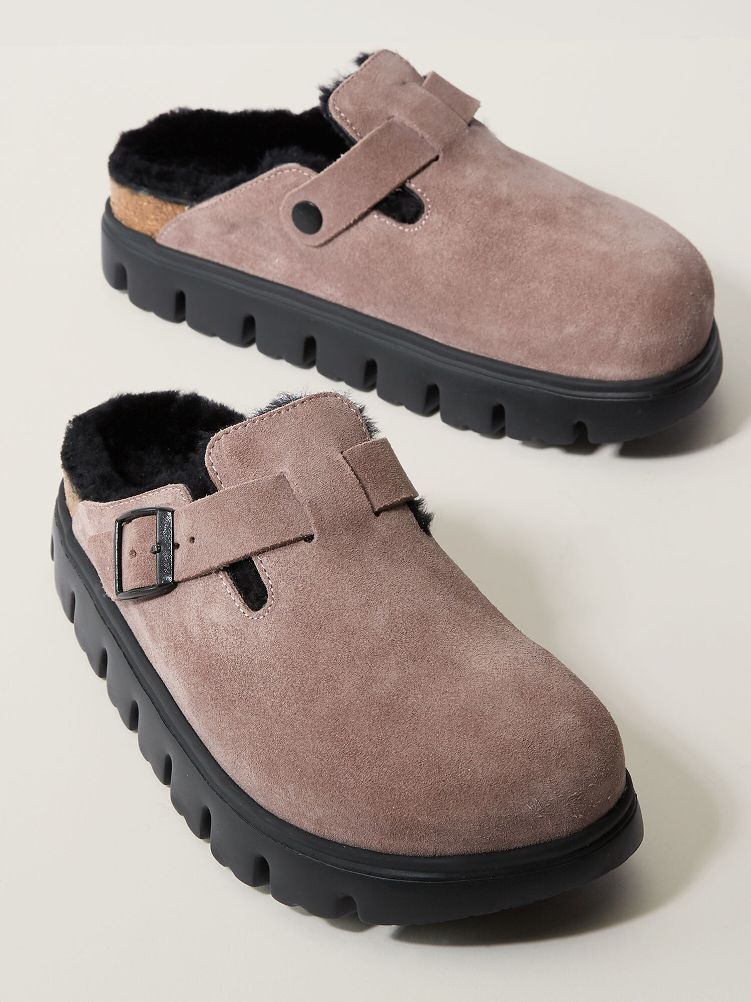 Boston Chunky Shearling Clog | Title Nine