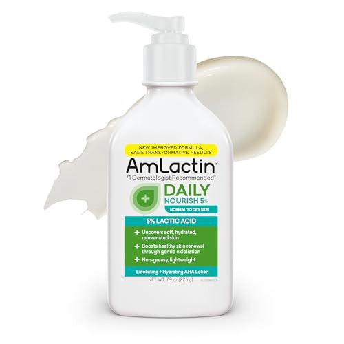 AmLactin Daily Nourish 5% Face & Body Lotion for Dry Skin, 7.9 oz | Amazon (US)