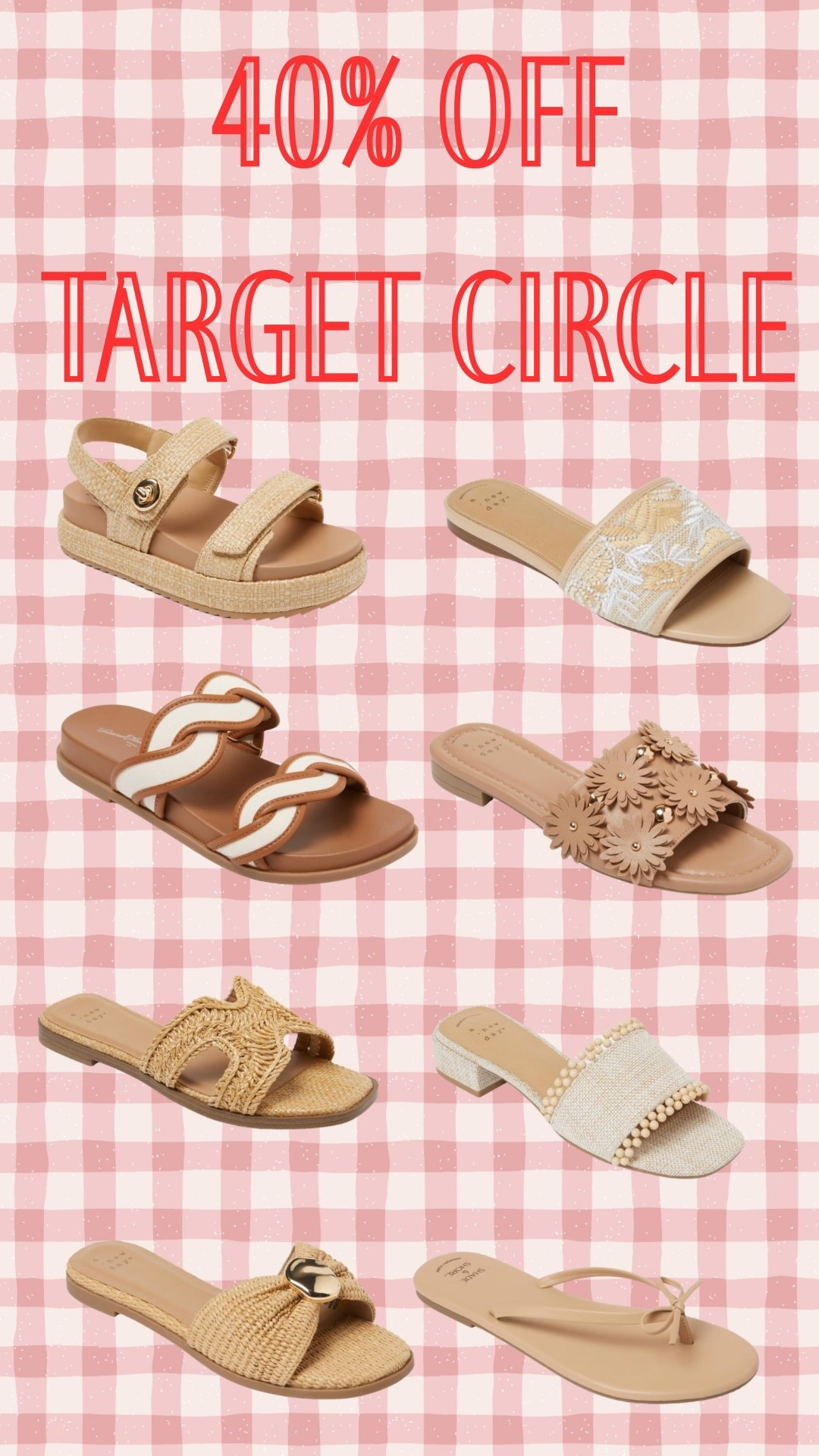 Target circle 40% off

#LTKSaleAlert #LTKSeasonal #LTKTravel