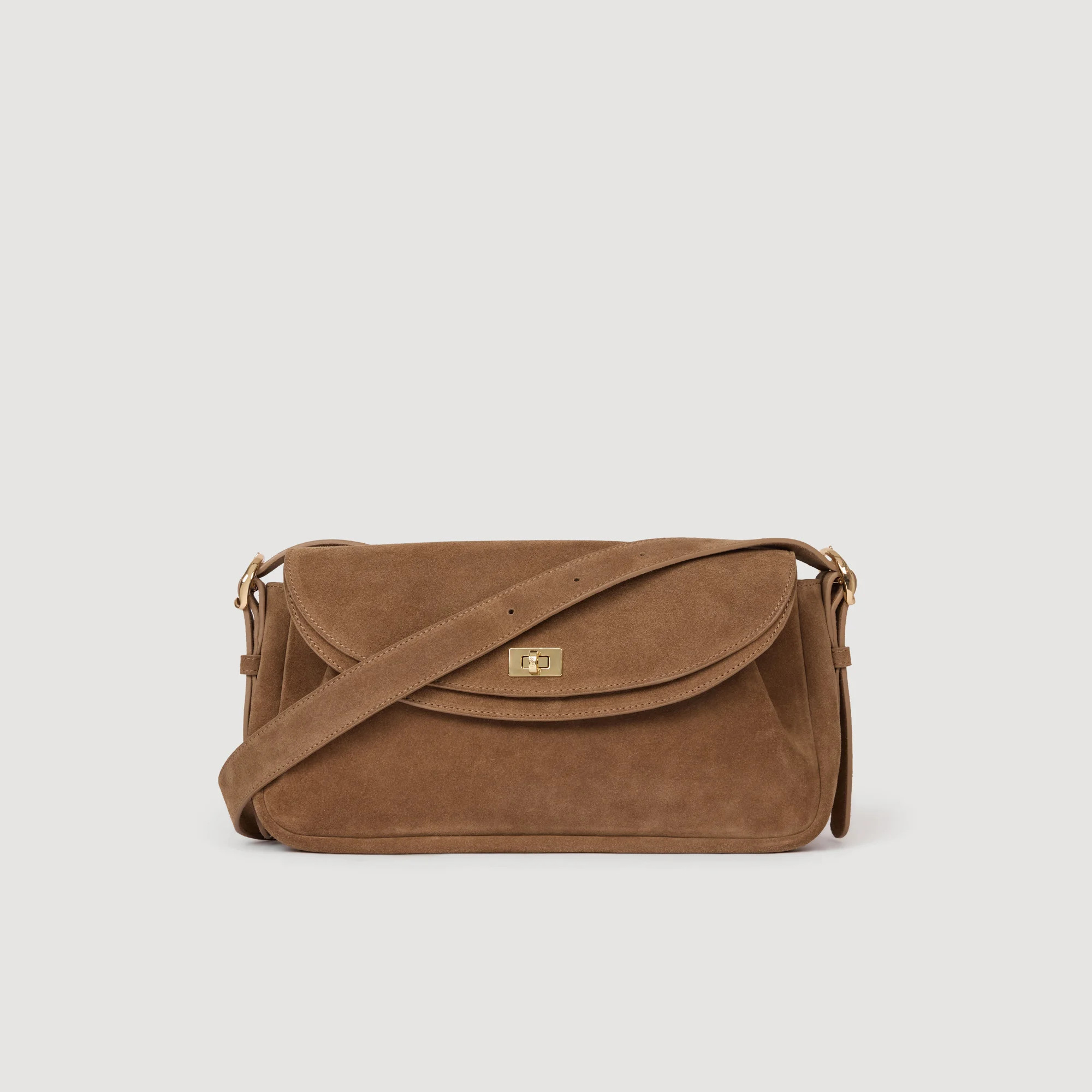 Le Mambo suede leather bag | Sandro US | Sandro-Paris US