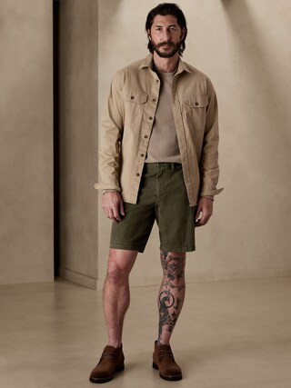 9" Lived-In Short | Banana Republic Factory