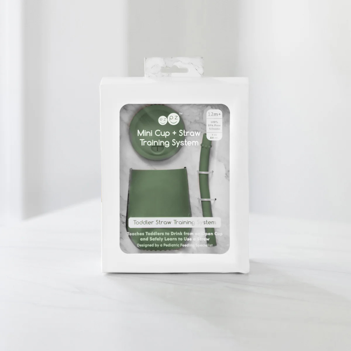 Silicone Mini Cup + Straw Training System by ezpz / For 12 Months+ | ezpz