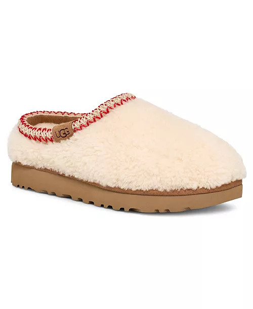 UGG Women's Tasman Maxi Curly Slippers | Macy's
