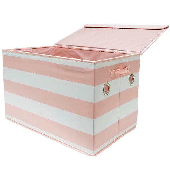 Large Rectangle Stripe Toy Storage Bin - Pillowfort™ | Target