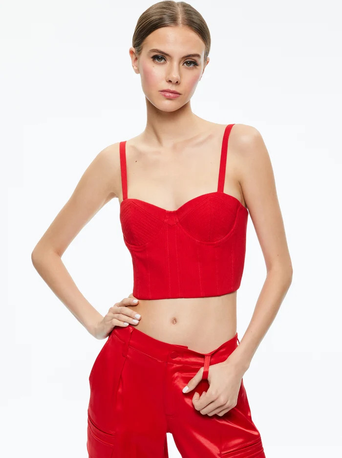 ADARA BUSTIER TOP | Alice + Olivia