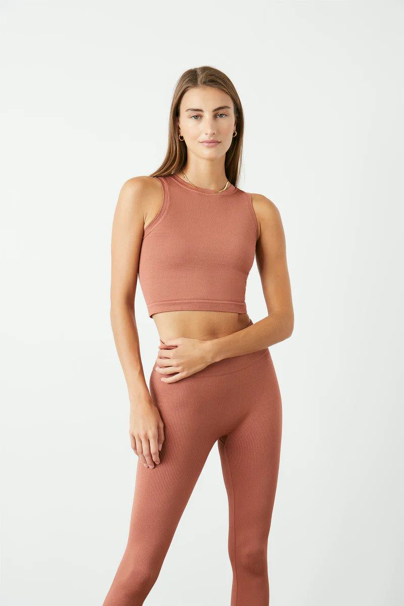 Luminous Ribbed Top | Bandier