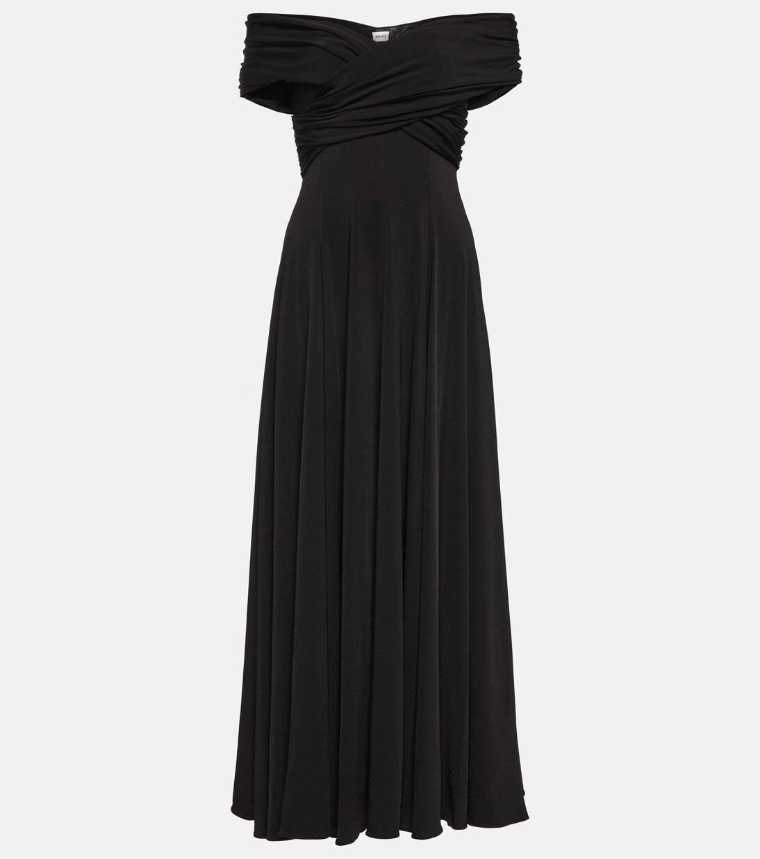 Bruna off-shoulder crêpe maxi dress | Mytheresa (INTL)