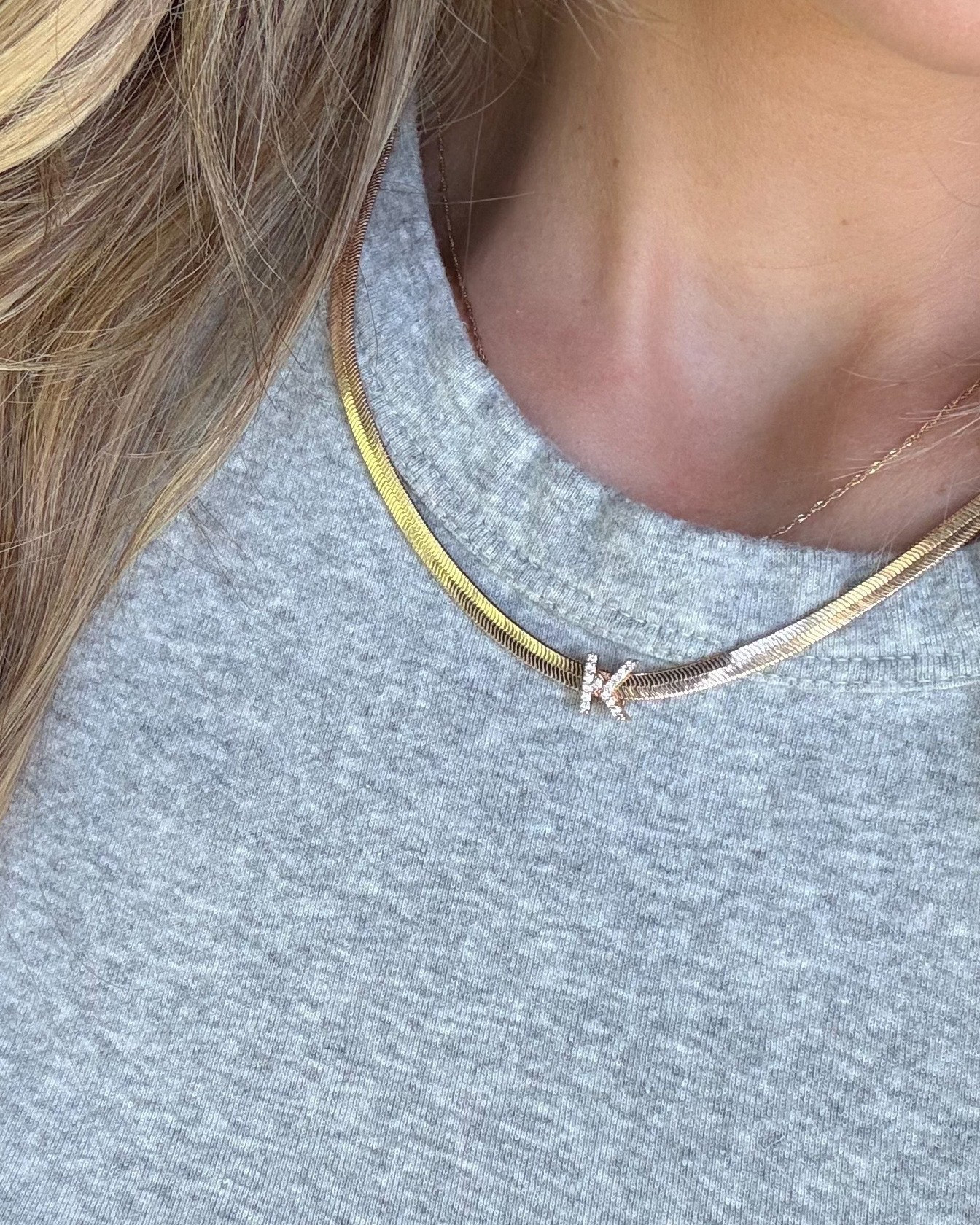 I think I’ve found a new everyday layering piece! Loving the initial on the herringbone chain. ✨

#LTKgrwm #LTKdayinmylife #LTKootd