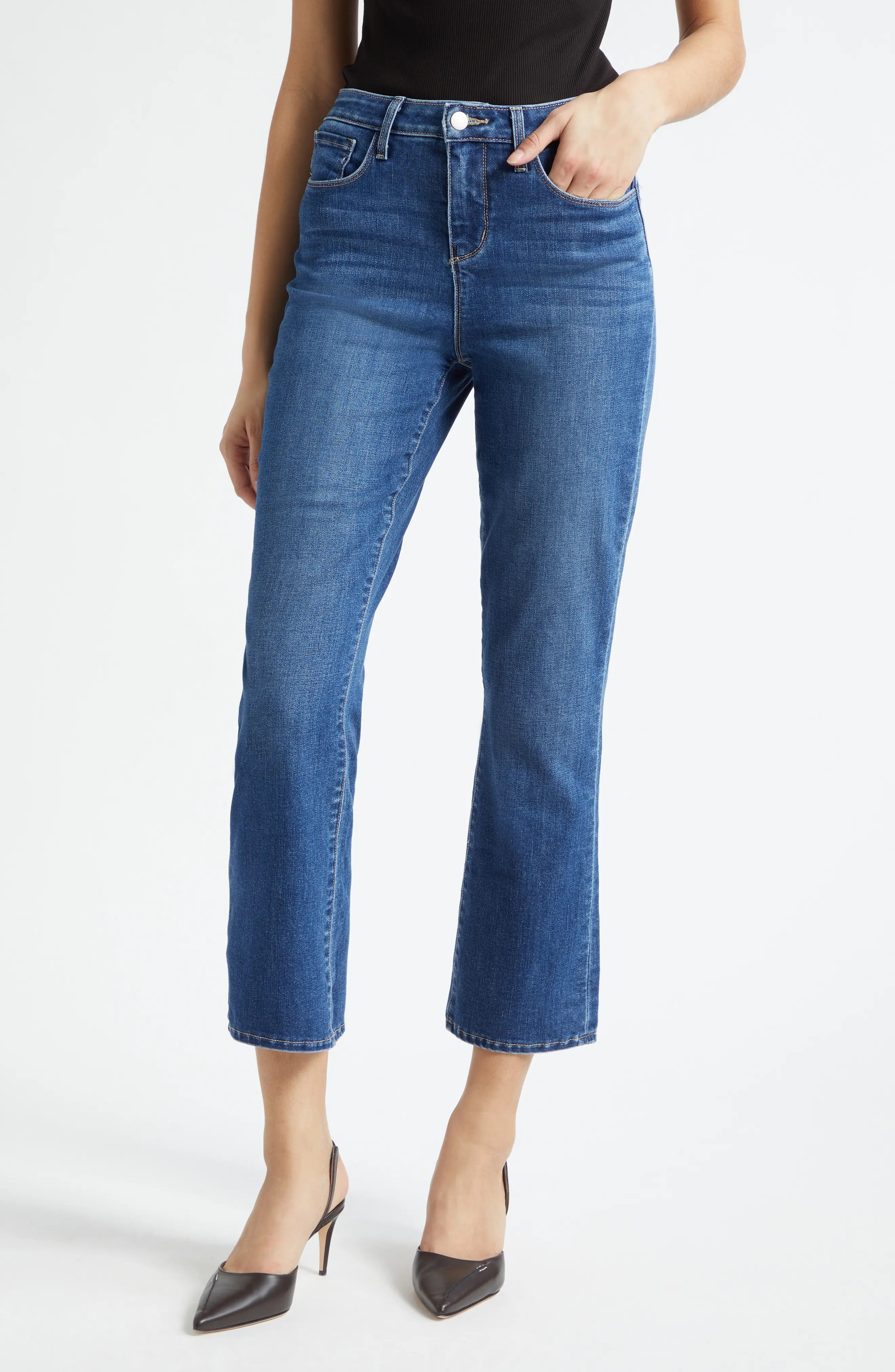 Tati Micro Crop Bootcut Jeans (Women) | Nordstrom | Nordstrom