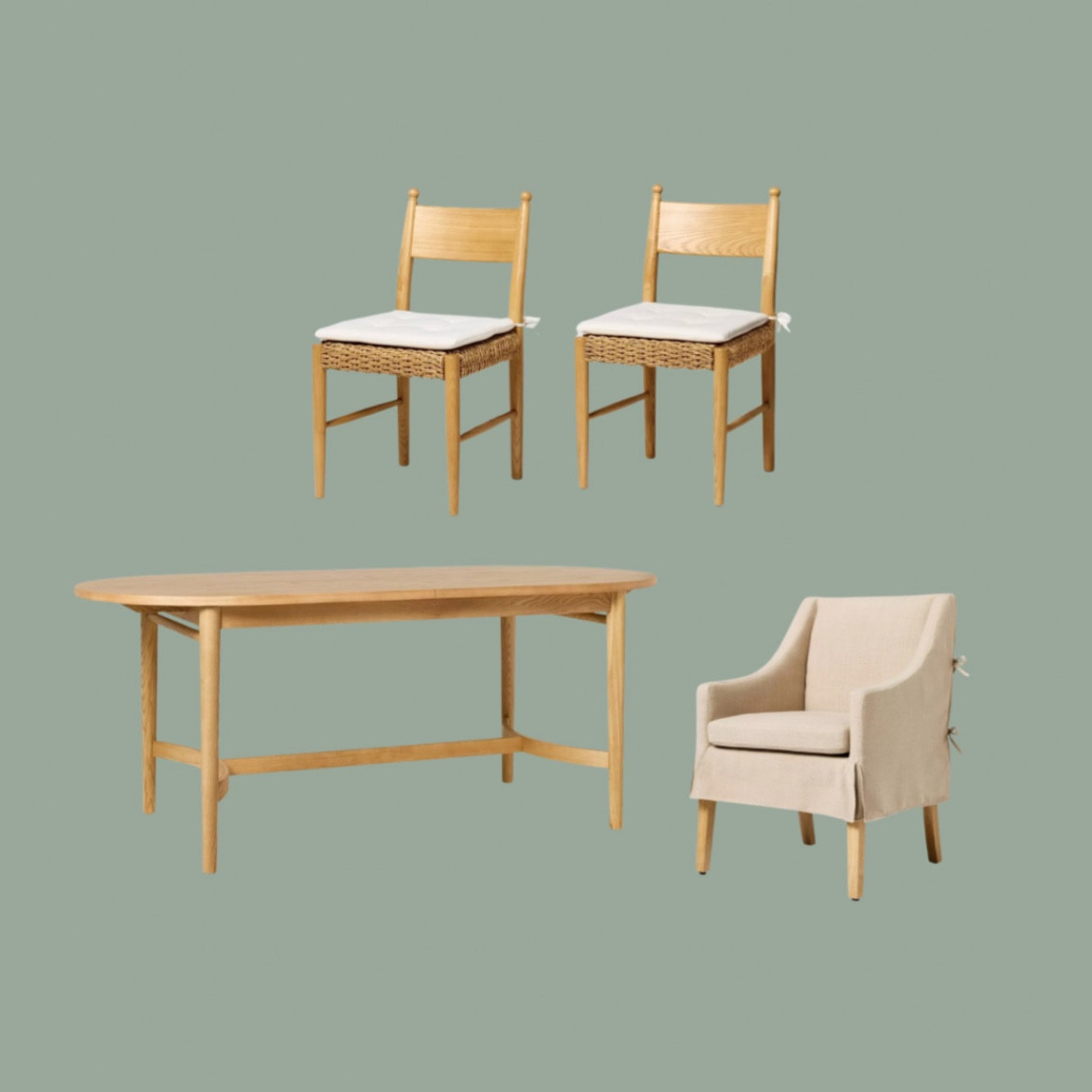 New dining room furniture from Studio McGee! Similar to what I did at the flip house!

Dining table, dining chairs, dining room inspiration, dining room ideas, slipcover chairs

#LTKHome