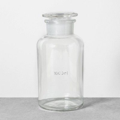 Apothecary Glass Storage Bottle - Hearth & Hand™ with Magnolia | Target