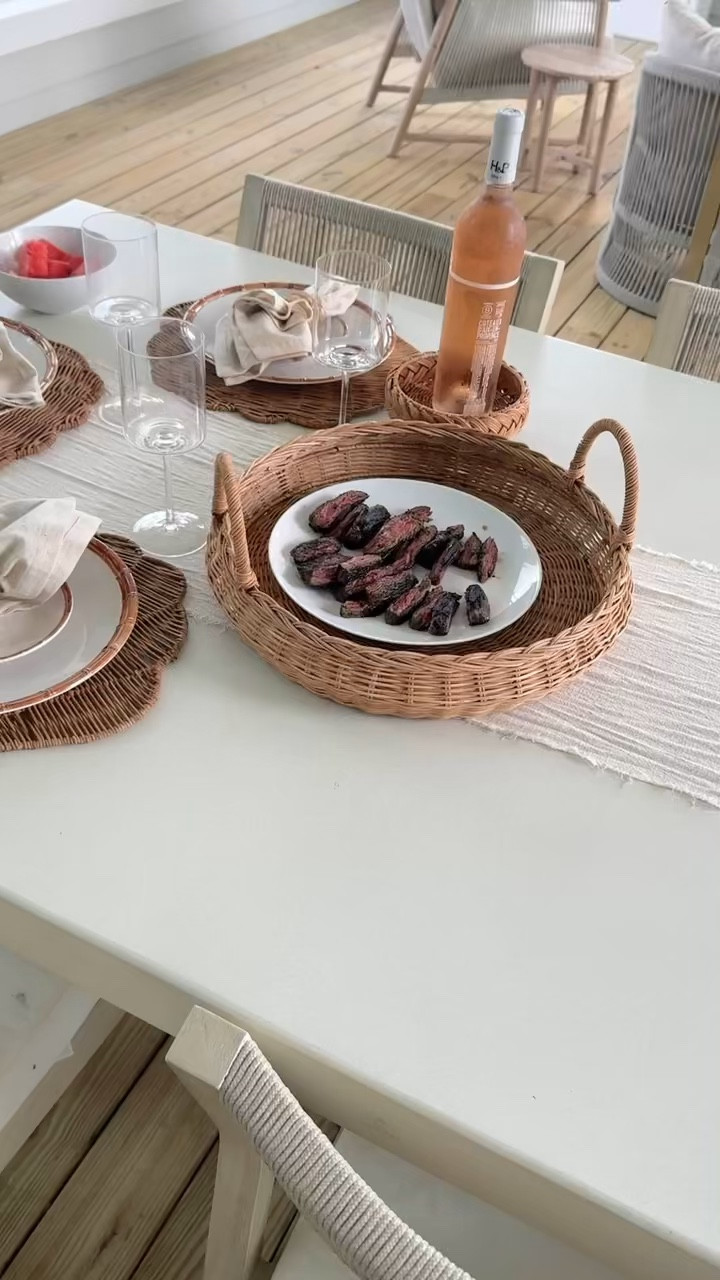 
Outdoor dining favorites this season! Melamine bamboo plates and woven table accessories 

@Target // #Target

	#TargetPartner