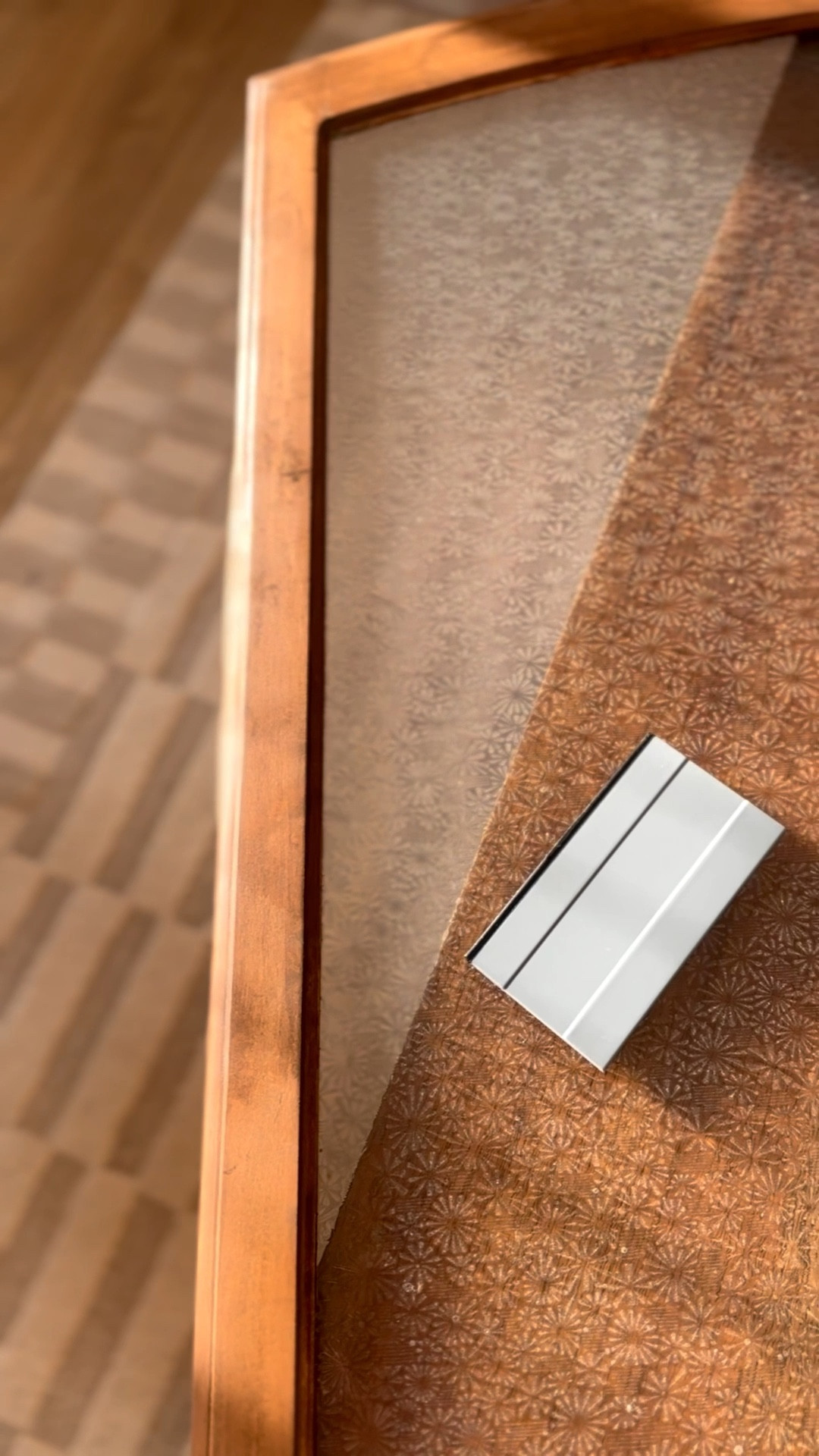 #AD This may have been one of my favorite projects to date! I love the texture this @artscape decorative window film adds to this project! Not only will it help conceal items inside the hutch but, it gives off a mid-century modern style that coincides with the cabinets time period! #artscape #windowfilm #diy 

#LTKStyleTip #LTKHome