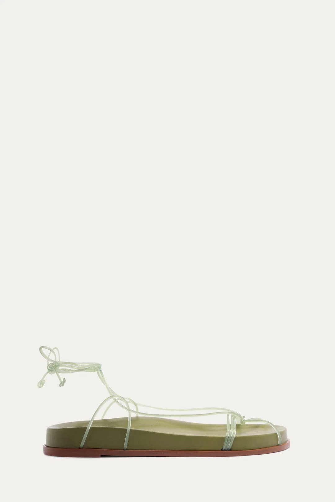 Green Spaghetti Jelly Anatomic Flat Sandal | FARM Rio | FarmRio (US)