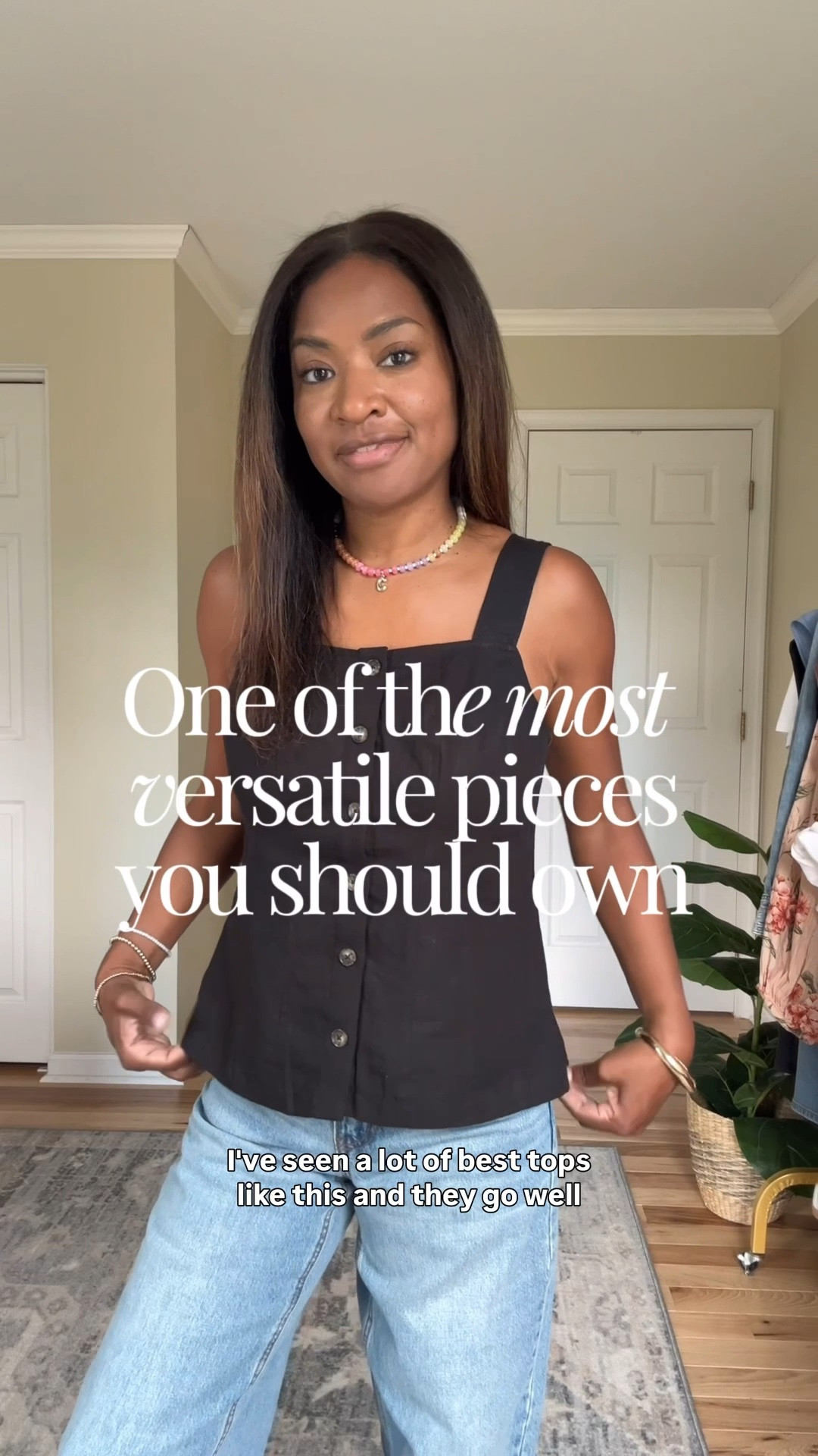 Wearing a small in the vest and size 4 in the jeans

#LTKgrwm #LTKootd #LTKOver40