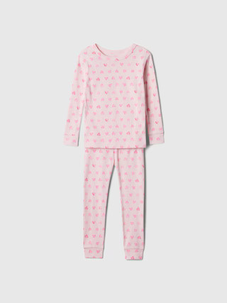 babyGap 100% Organic Cotton Heart PJ Set | Gap Factory